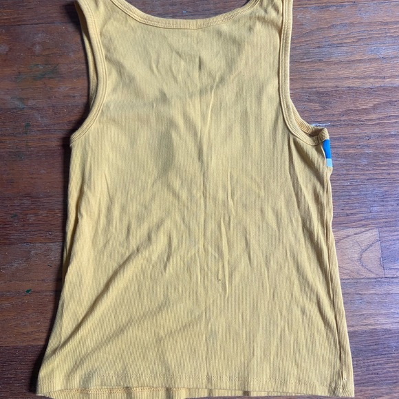 Yellow tank top, with stripes - Picture 3 of 4